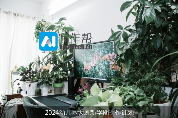 2024幼儿园大班新学期工作计划