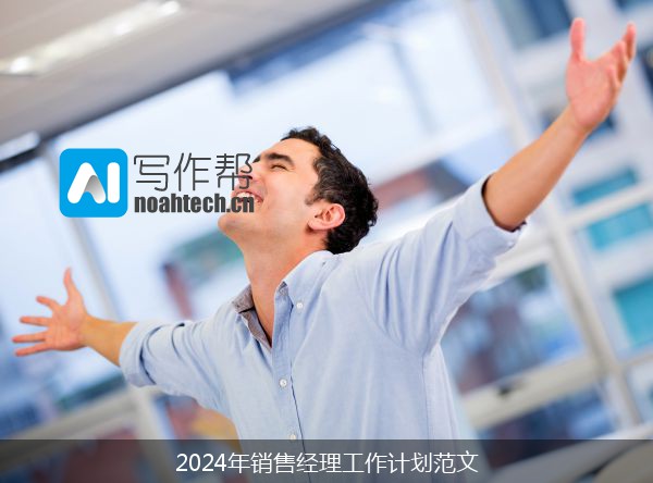 2024年销售经理工作计划范文
