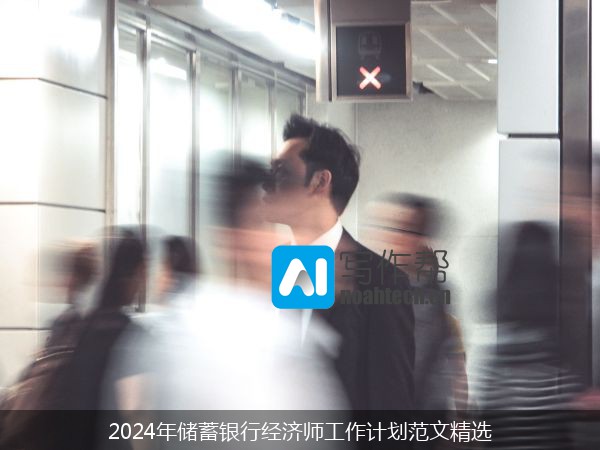2024年储蓄银行经济师工作计划范文精选