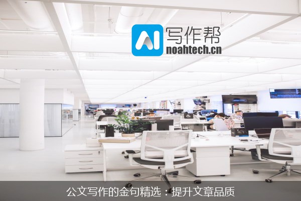 公文写作的金句精选：提升文章品质