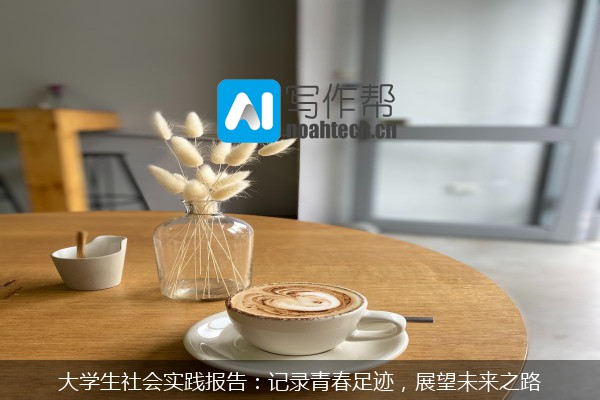 大学生社会实践报告：记录青春足迹，展望未来之路